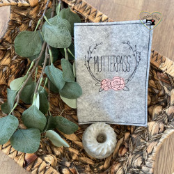 Stickdatei - Mutterpass Kranz